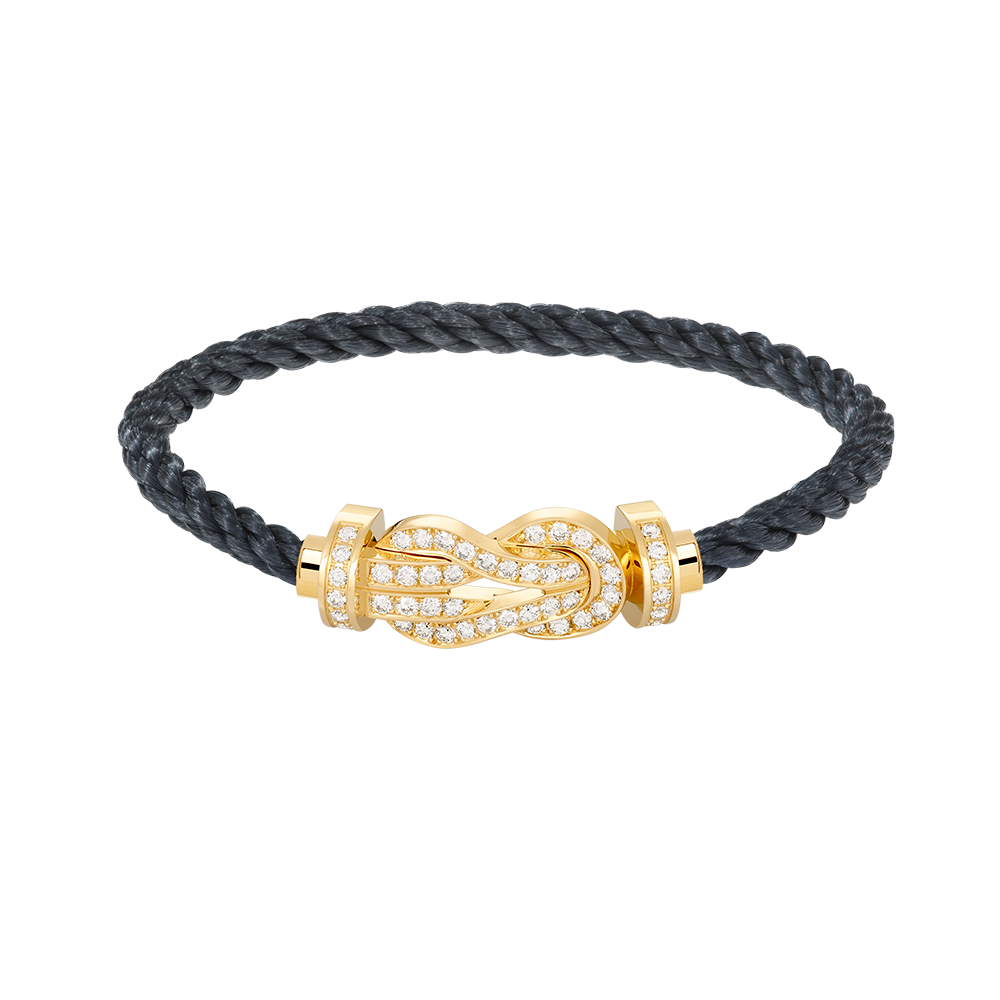 [TRENDS]CHANCE LARGE 8 FIGURE BUCKLE FULLDIAMOND BRACELET GOLD