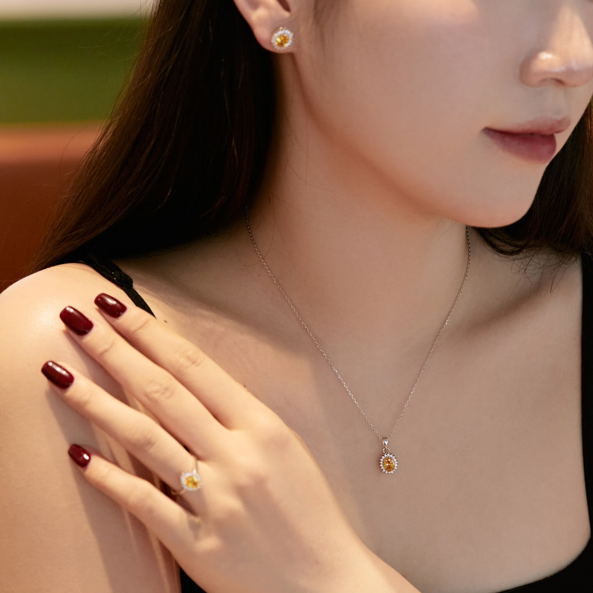 [XXX]Delicate Radiant Oval Cut Daily Earrings