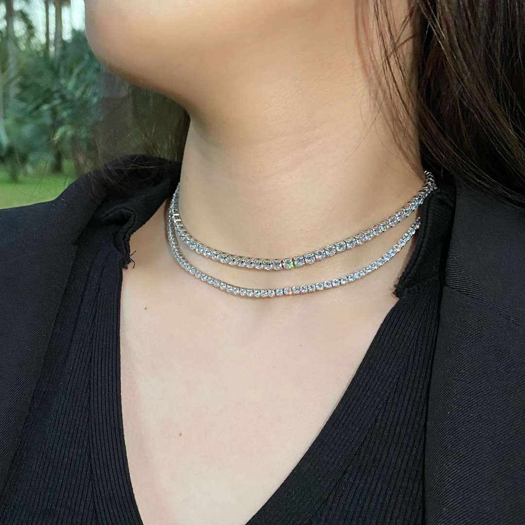 [XXX]Elegante collar de cadena de tenis