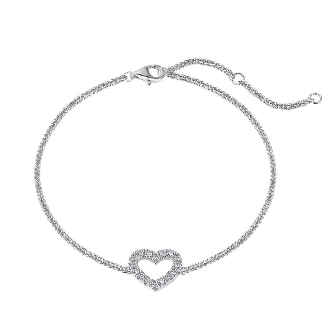 [XXX]Pulsera de enamorados con forma de corazón