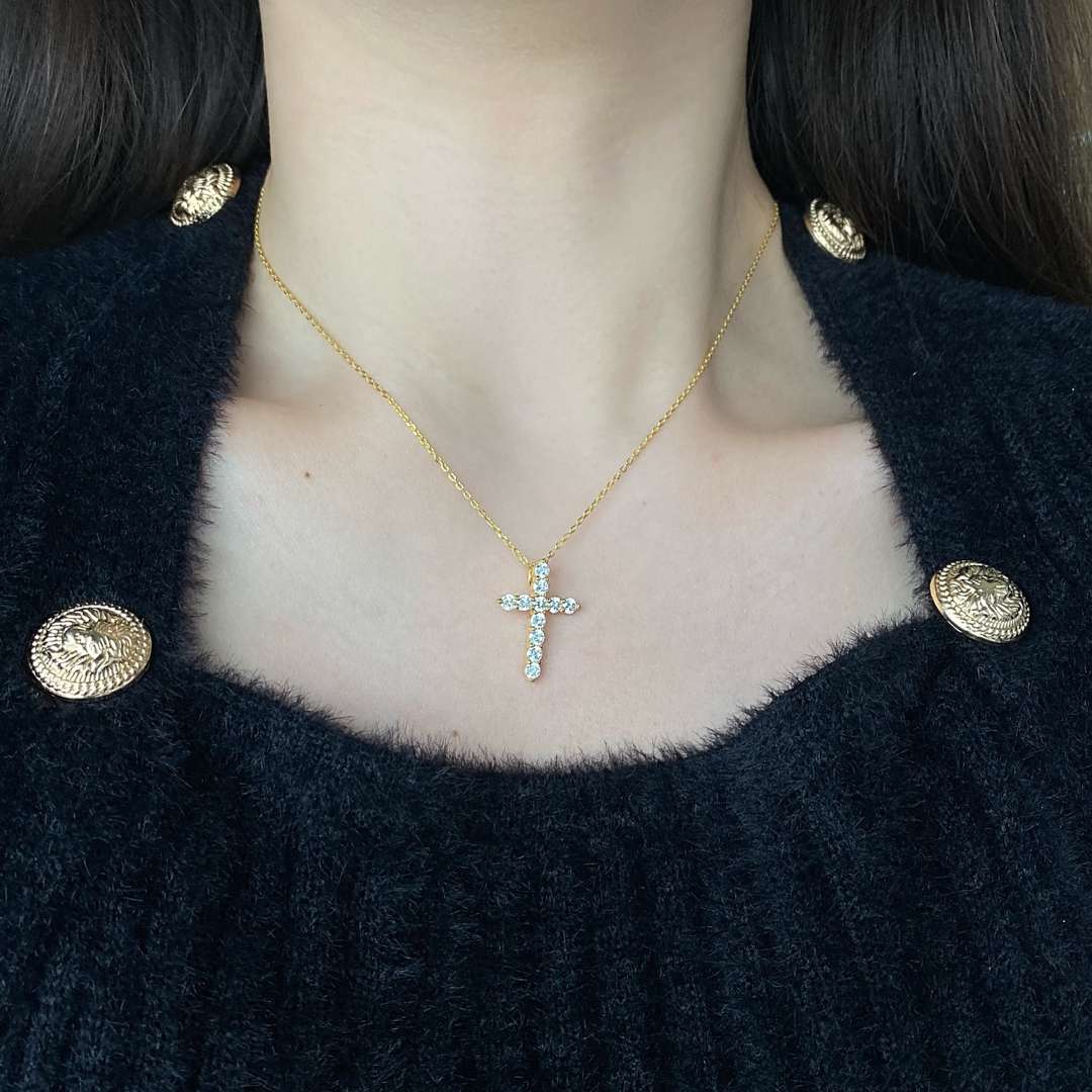 [XXX]Unique Cross Shape Necklace