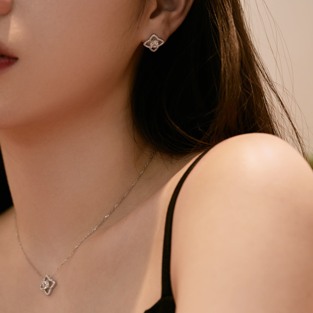 [XXX]Elegant Star Shape Princess Cut Daily Earrings