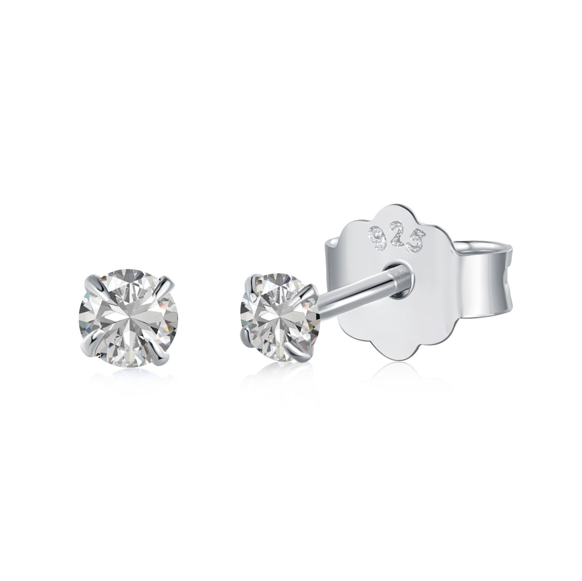 [XXX]Delicate Solitaire Earrings