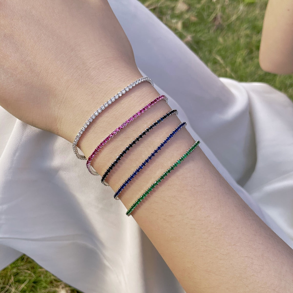 [XXX]Bracelet de fête rond coloré et rayonnant