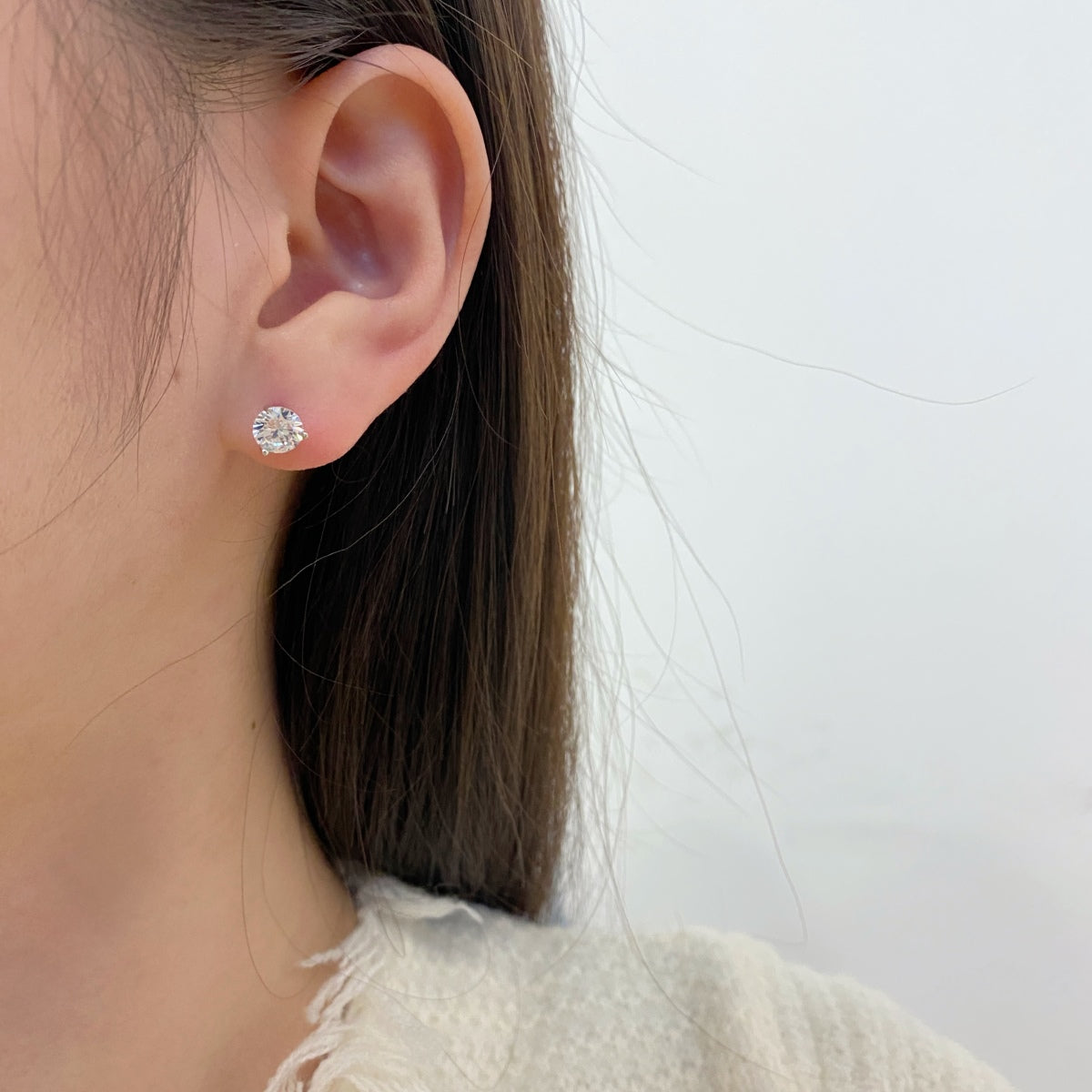 [XXX]Dainty Round Shape Earrings