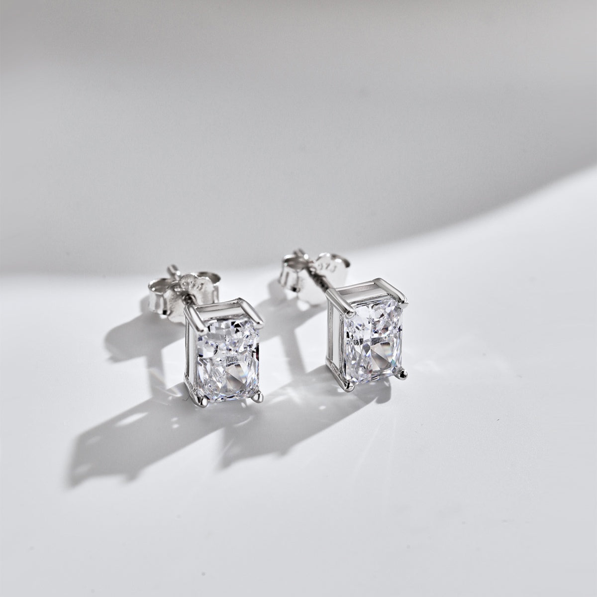 [XXX]Radiant Luxurious Princess Cut Daily Earrings