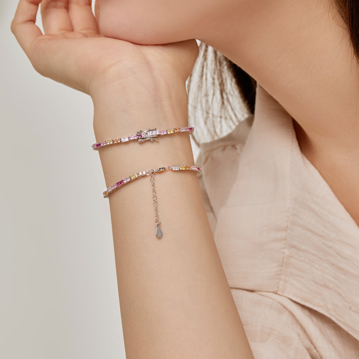 [XXX]Pulsera delicada con forma de corazón romántico para amantes