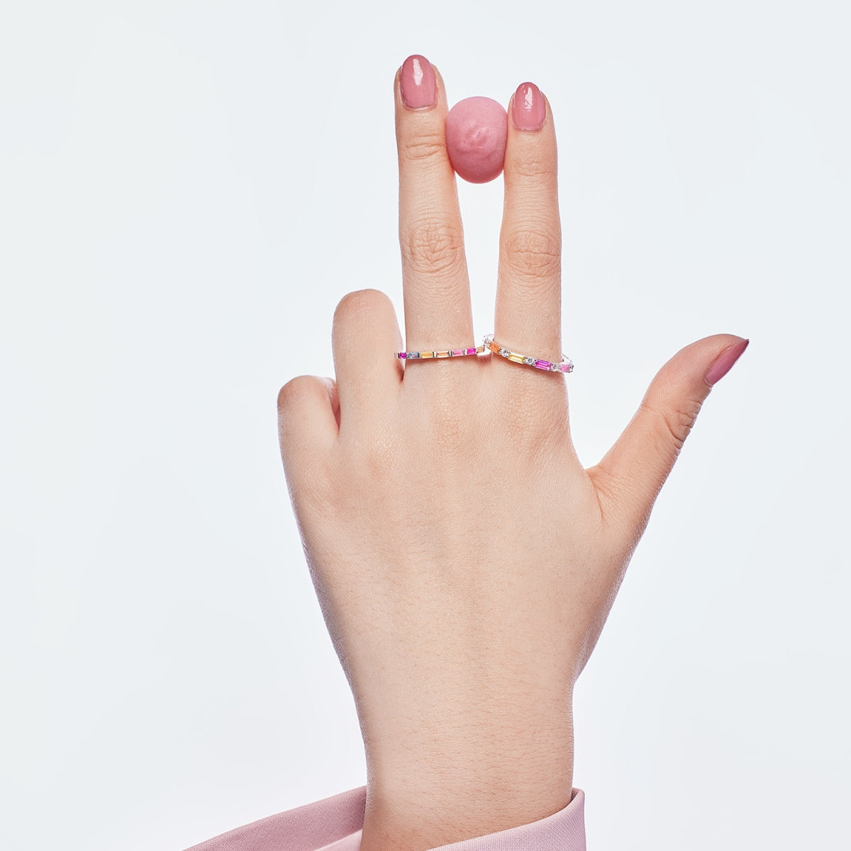 [XXX] Anillo diario elegante con corte radiante Lively In Shades