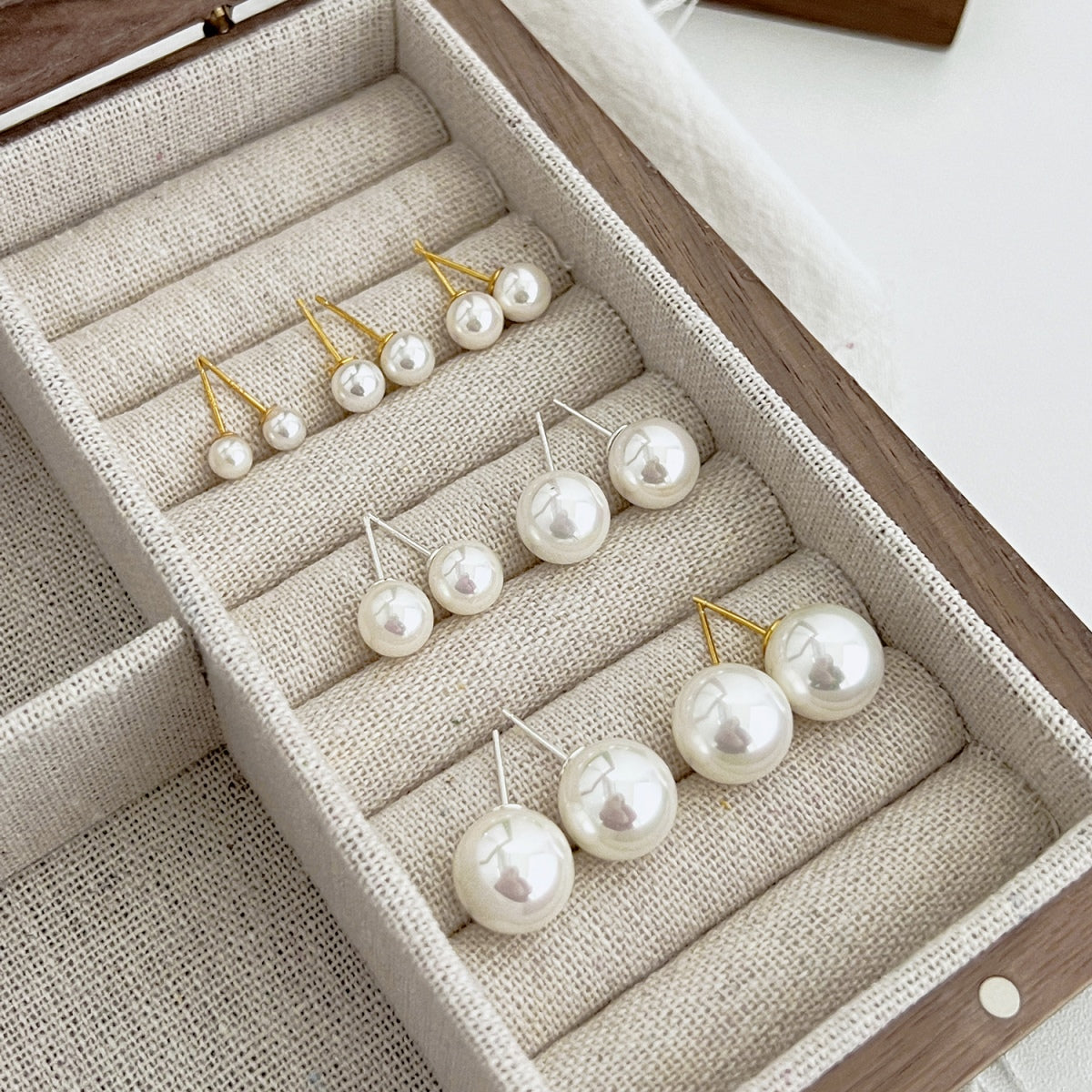 [XXX]Delicate Pearl Earrings