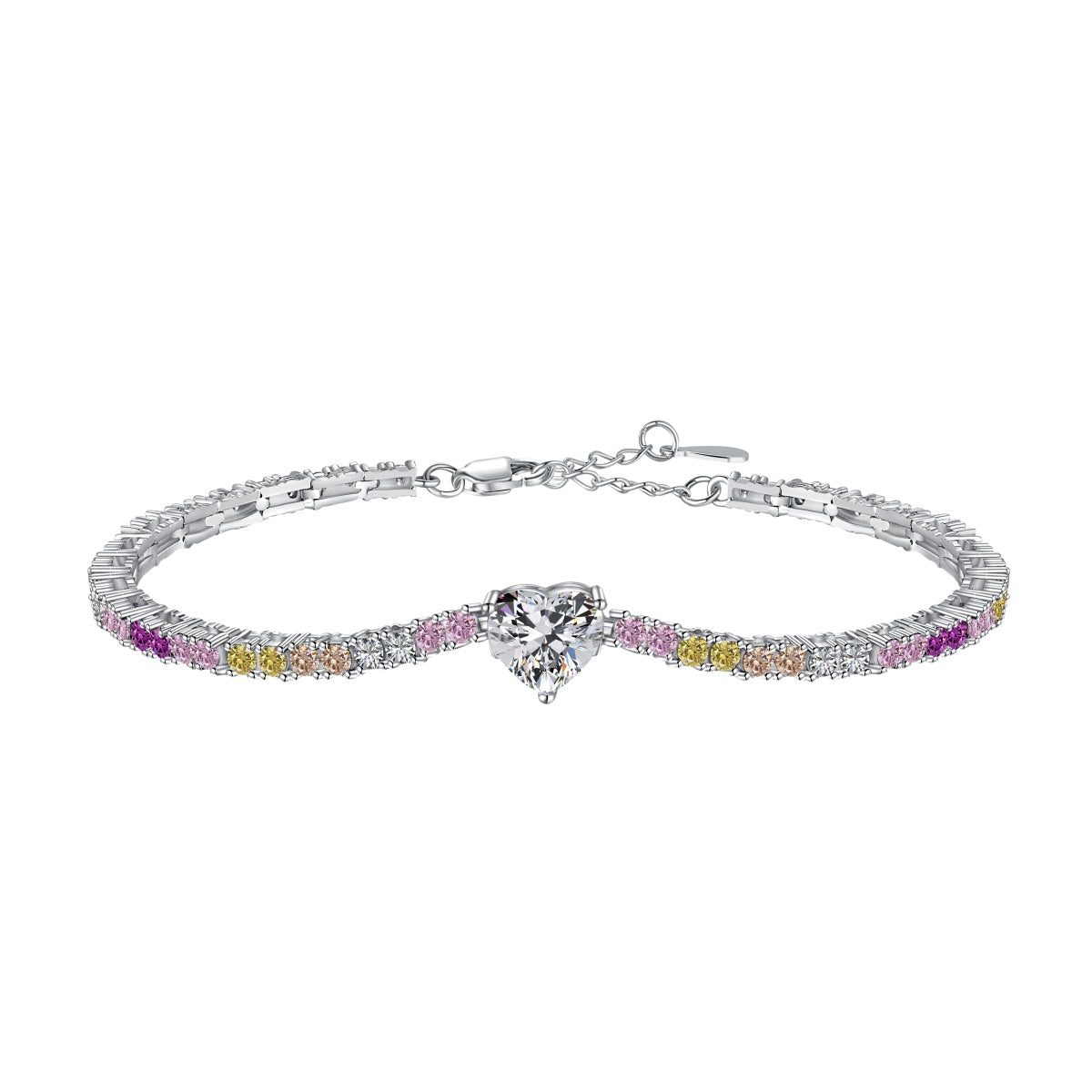 [XXX]Pulsera delicada con forma de corazón romántico para amantes