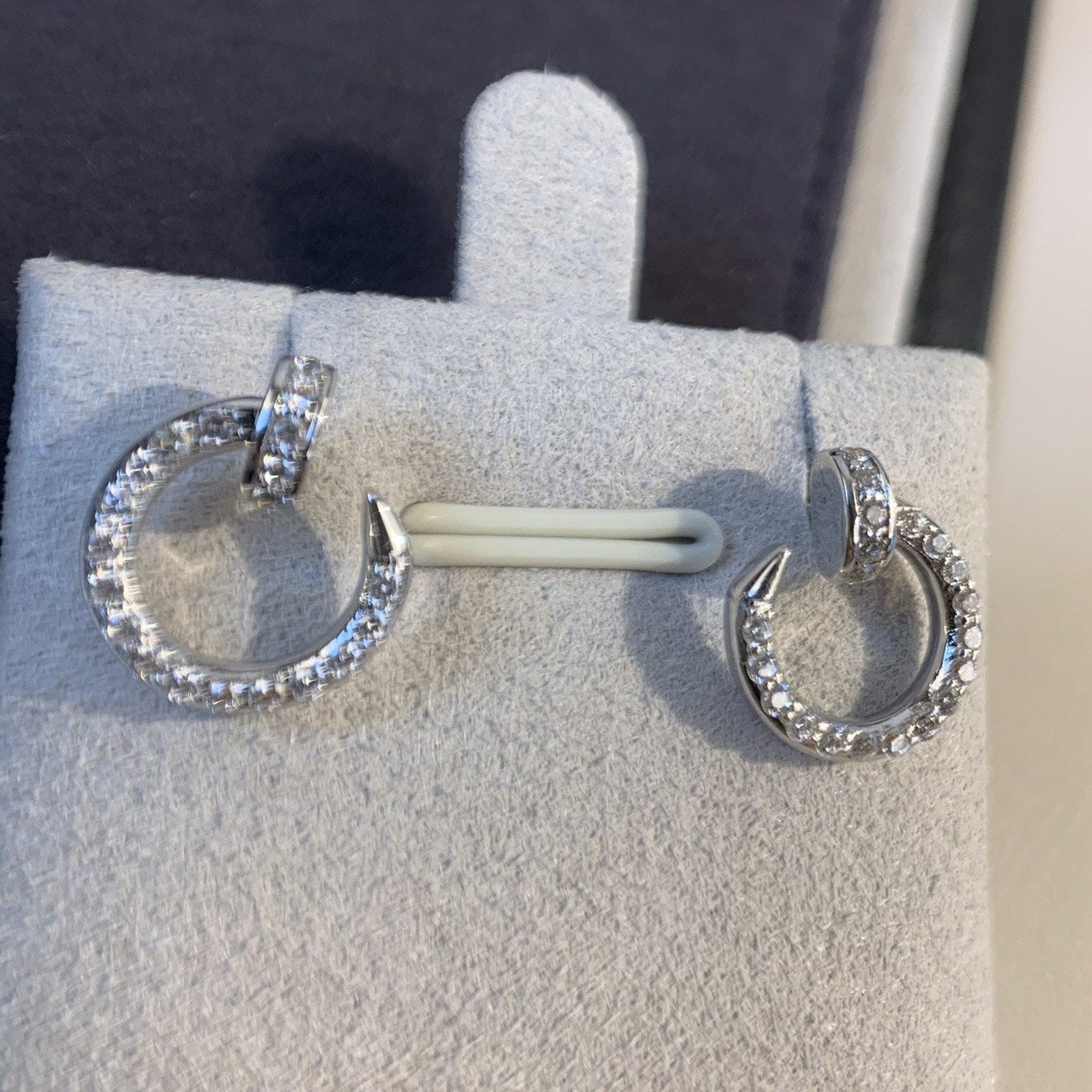 [TENDENCIAS] PENDIENTES JUSTE PLATA DIAMANTES 