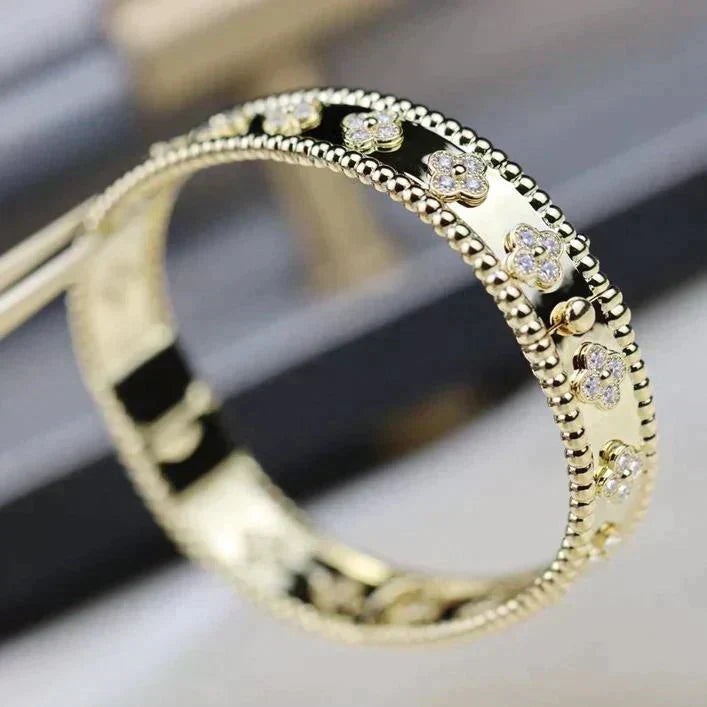 [TENDENCIAS] PULSERA TRÉBOL DIAMANTES 8MM