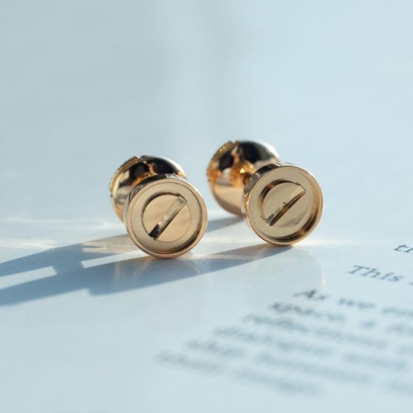 [TENDENCIAS]PENDIENTES LOVE ORO ROSA 10MM