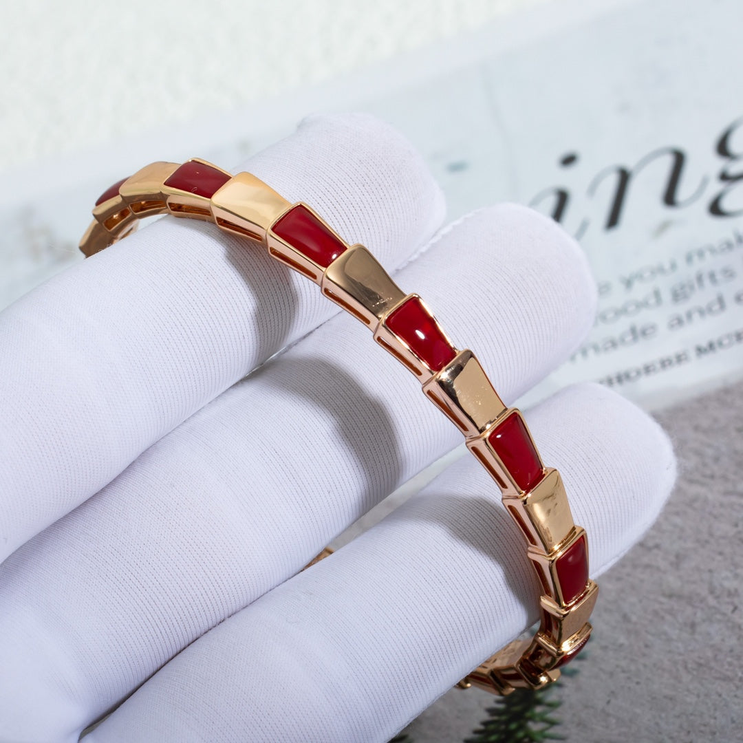 [TENDANCES]BRACELET SERPENTI OR ROSE RUBELLITE