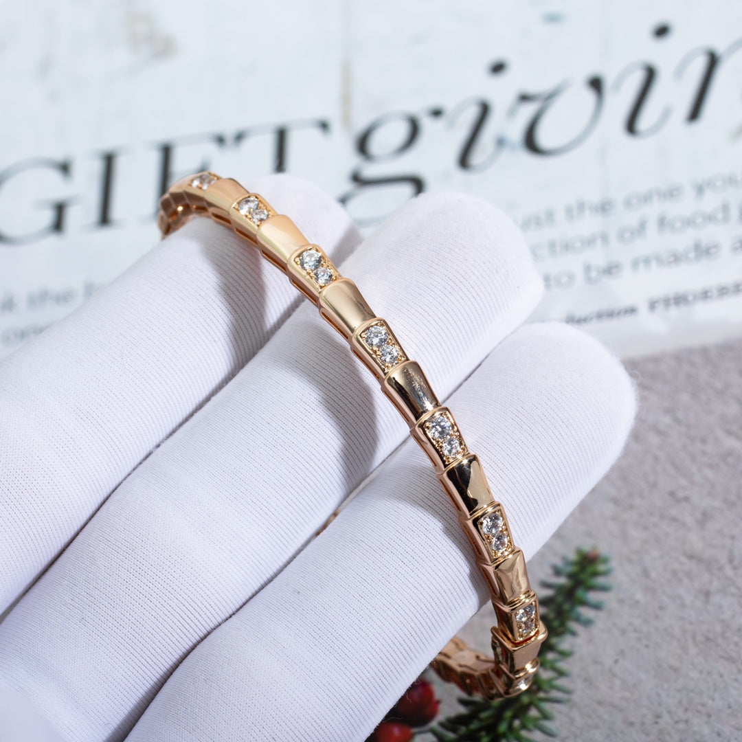 [TENDANCES]BRACELET SERPENTI OR ROSE DIAMANT