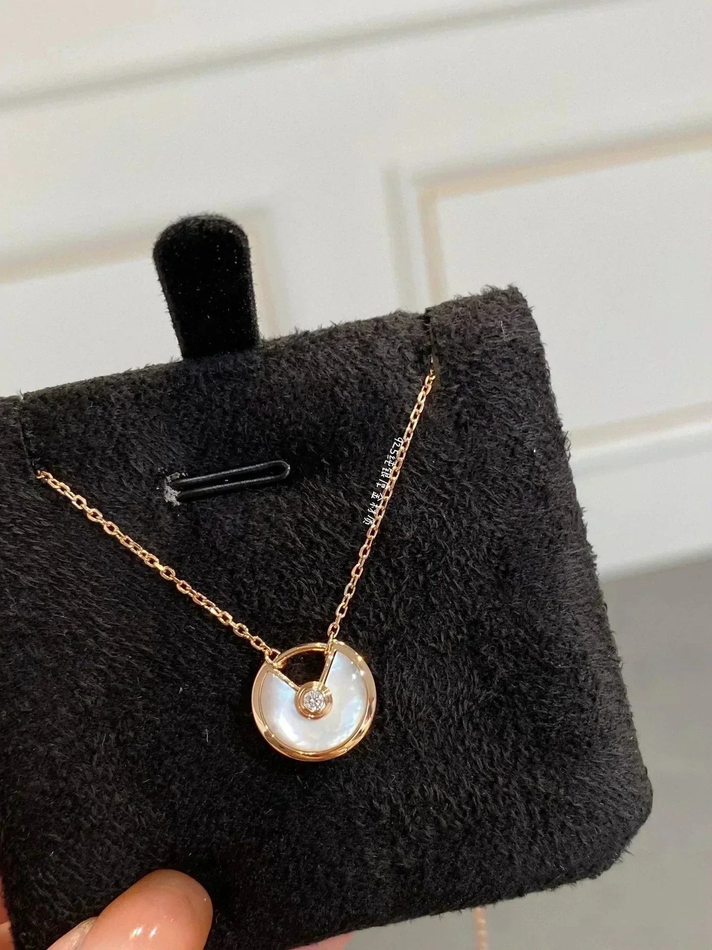 [TRENDS]AMULETTE ROSE GOLD MOP NECKLACE