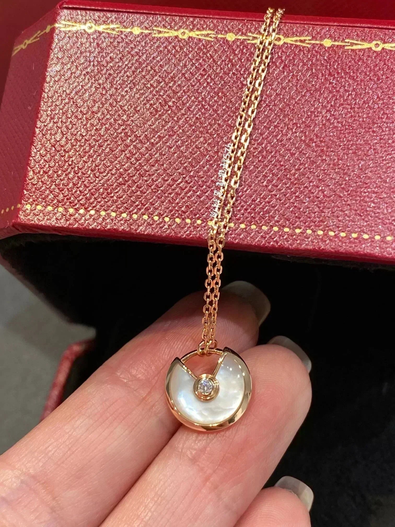 [TRENDS]AMULETTE ROSE GOLD MOP NECKLACE