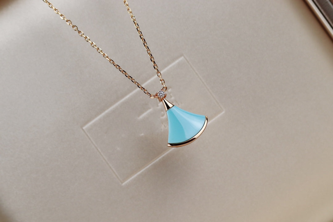 [TRENDS]DREAM NECKLACE TURQUOISE PINK GOLD