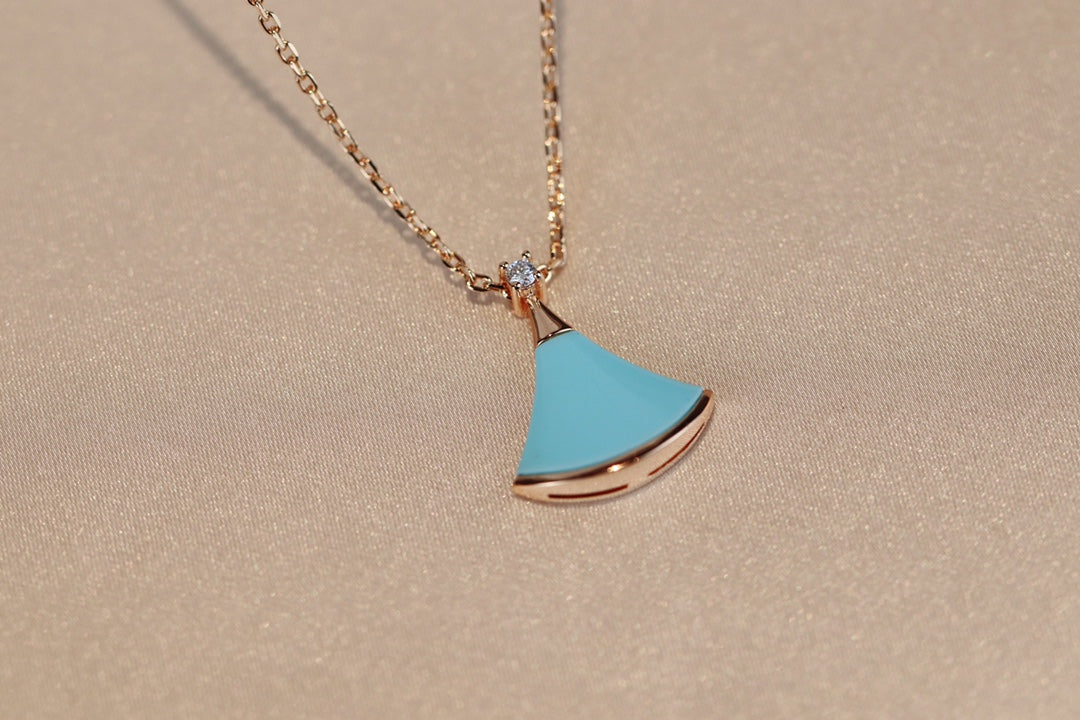 [TRENDS]DREAM NECKLACE TURQUOISE PINK GOLD