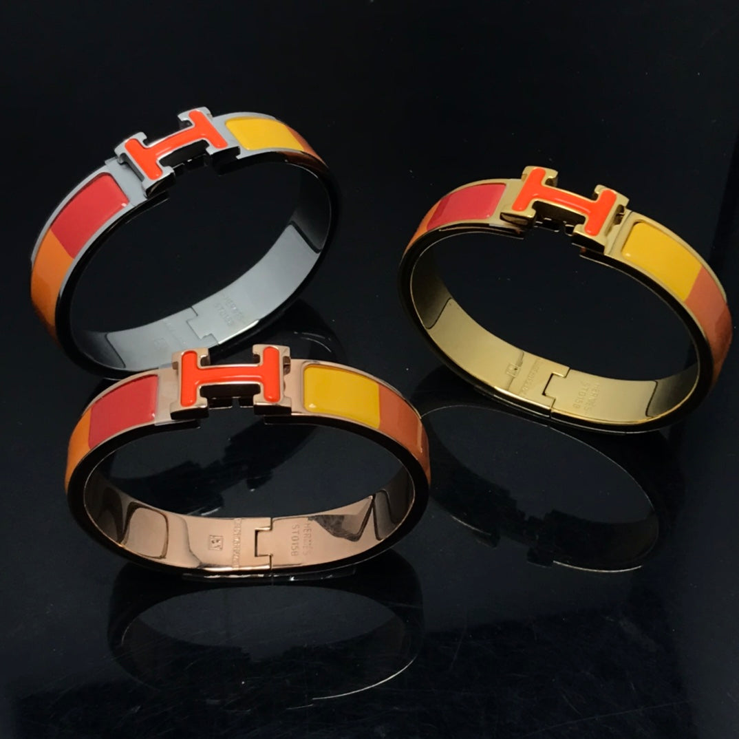 [TENDENCIAS] PULSERA H CERÁMICA ARCOÍRIS NARANJA