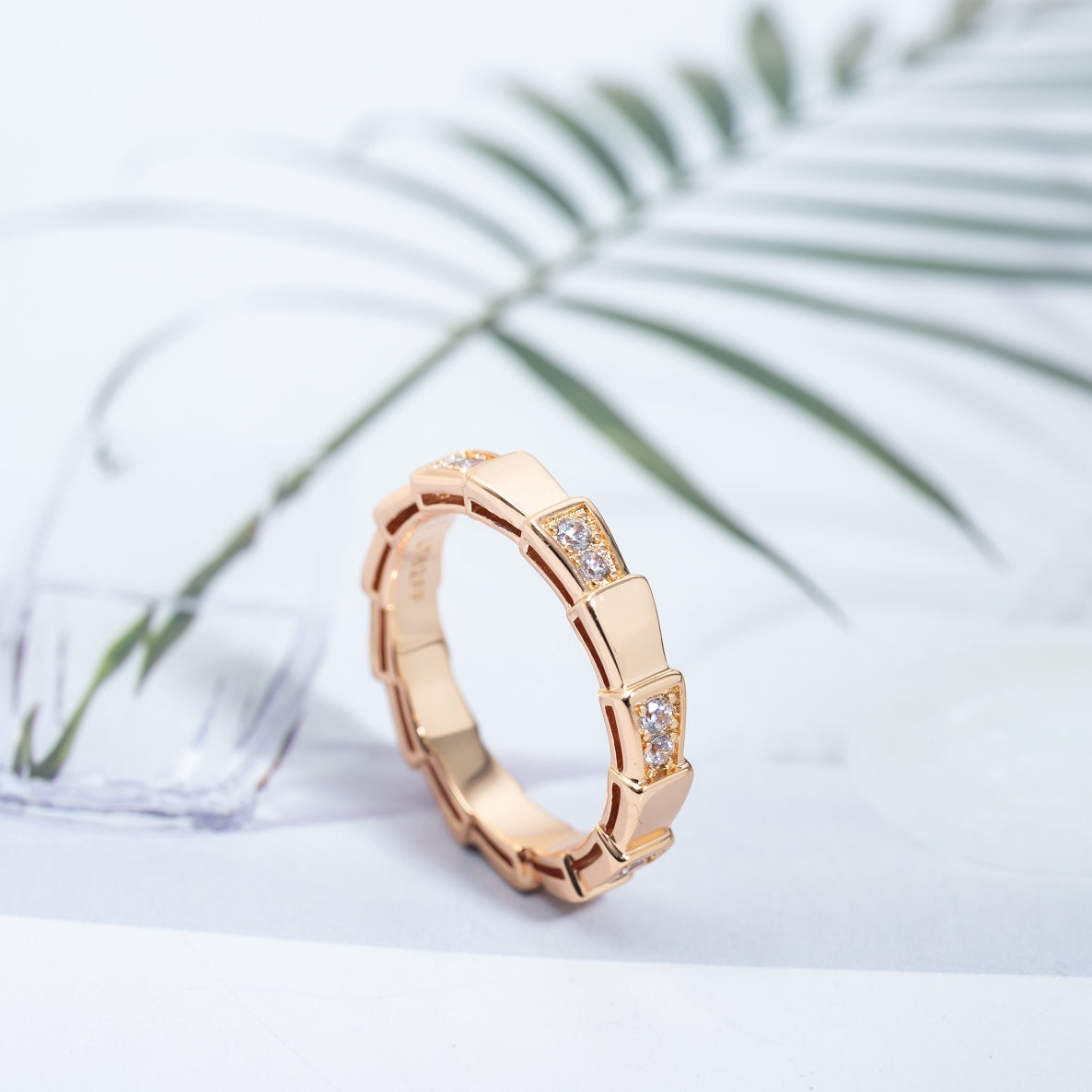 [TENDANCES]BAGUE SERPENTI OR ROSE 3MM