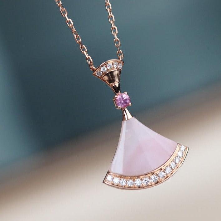 [TRENDS]DREAM NECKLACE PINK MOP DIAMOND