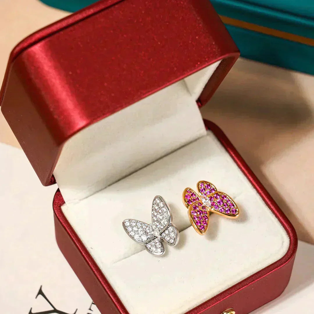 [TENDANCES] BAGUE DOUBLE PAPILLON EN DIAMANT