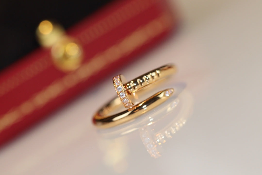 [TRENDS]JUSTE RING 2.65MM GOLD DIAMOND