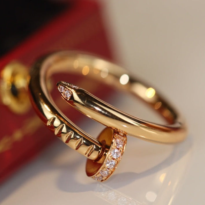 [TRENDS]JUSTE RING 2.65MM GOLD DIAMOND