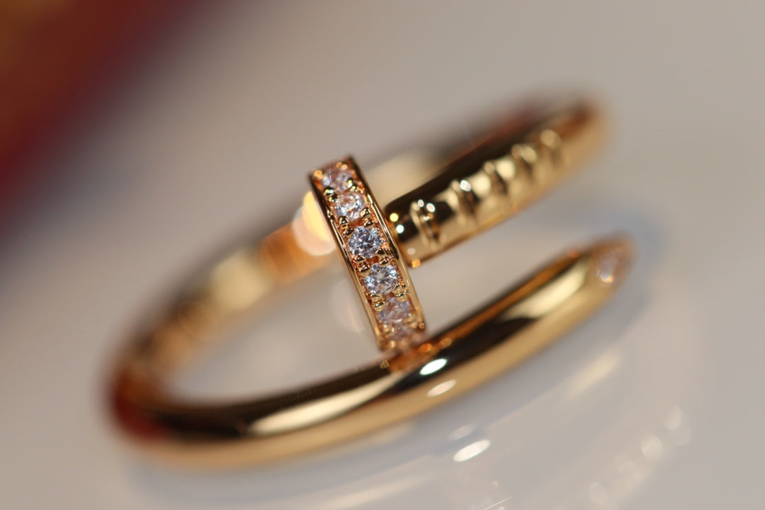 [TRENDS]JUSTE RING 2.65MM GOLD DIAMOND