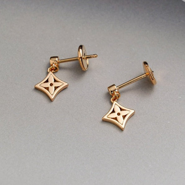 [TENDENCIAS]PENDIENTES ESTRELLA ORO