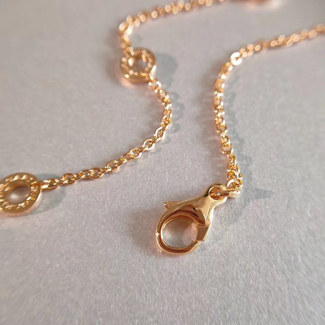 [TRENDS]ZERO 1 NECKLACE PINK GOLD