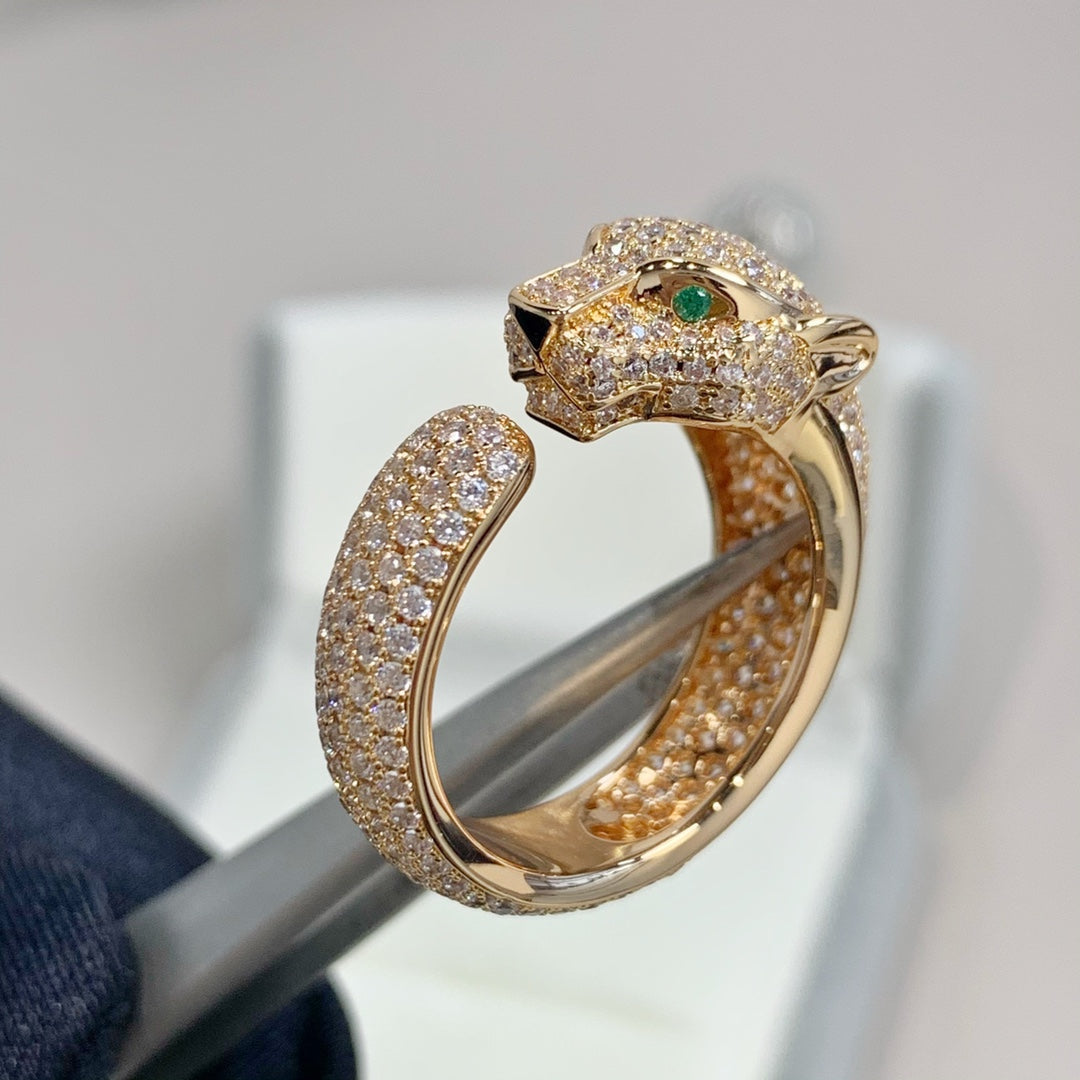 [TRENDS]PANTHERE PINK GOLD DIAMOND RING