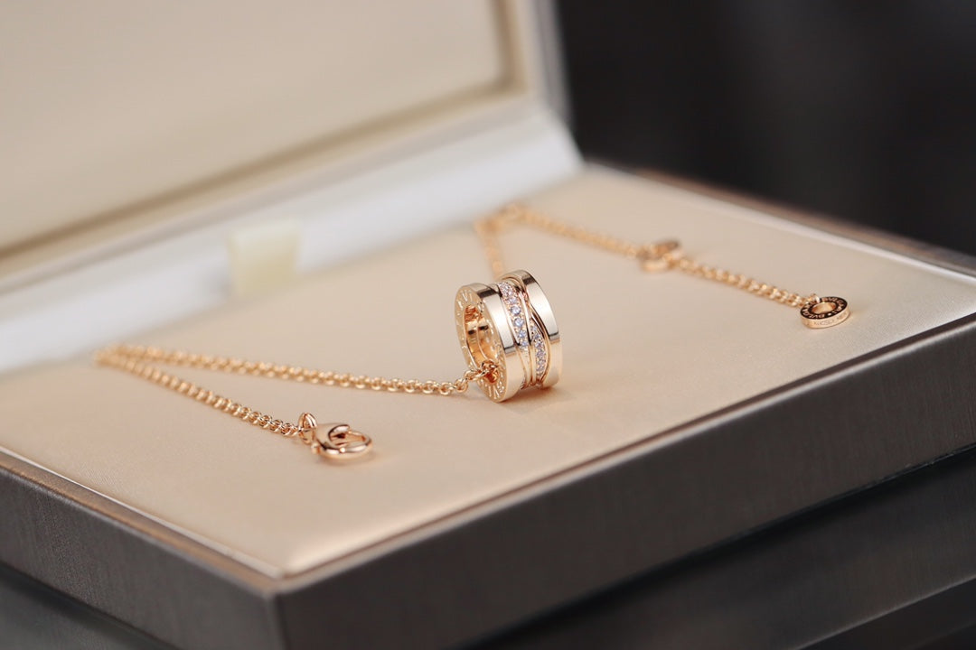 [TRENDS]ZERO 1 PINK GOLD DIAMOND NECKLACE