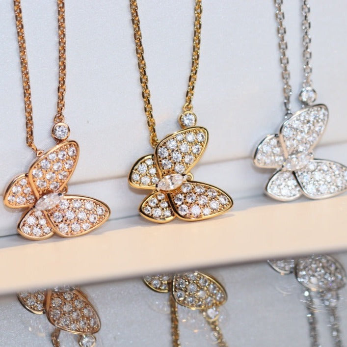 [TENDANCES] COLLIER PAPILLON EN DIAMANT