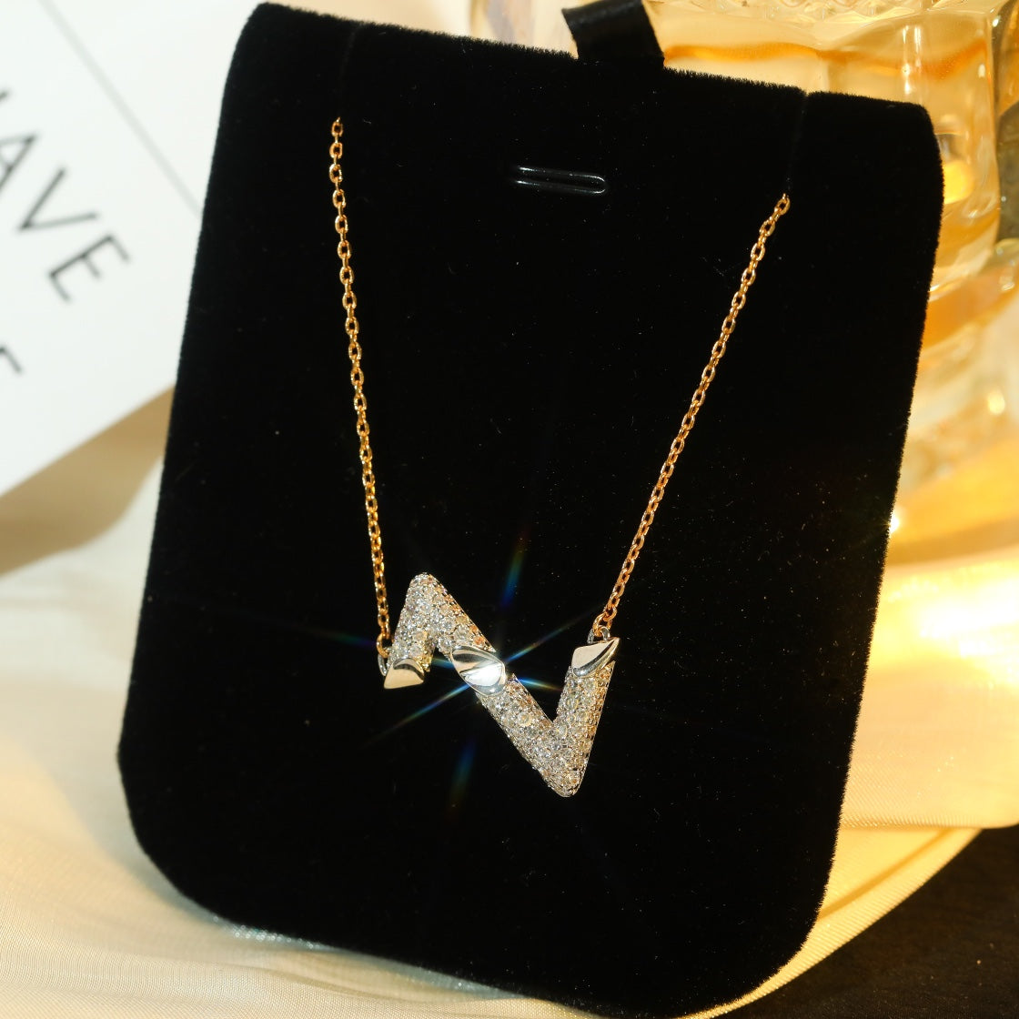 [TENDANCES] COLLIER PÉDANT VOLT ARGENT DIAMANT