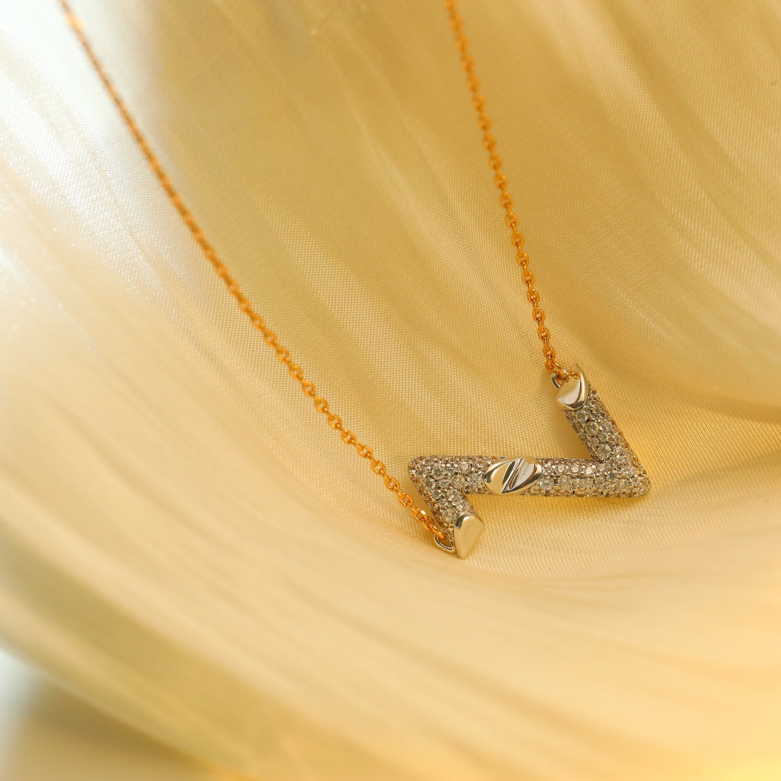 [TENDANCES] COLLIER PÉDANT VOLT ARGENT DIAMANT