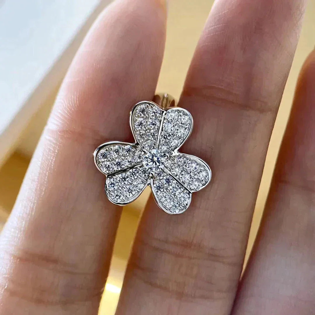 [TENDENCIAS] PENDIENTES DE DIAMANTES CLOVER COMOS PLATA