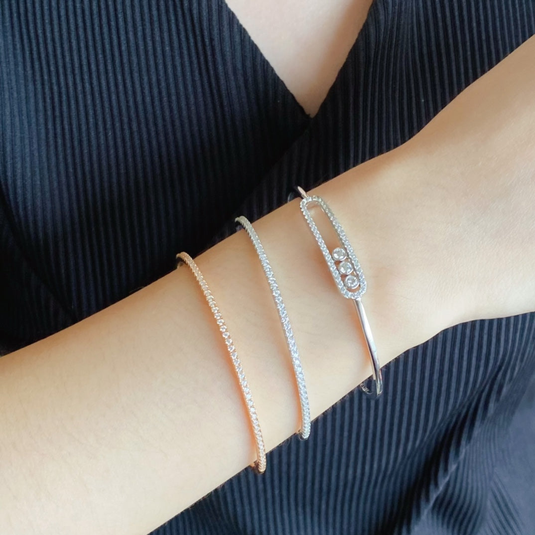 [TRENDS]MINI DIAMOND TENNIS BRACELET