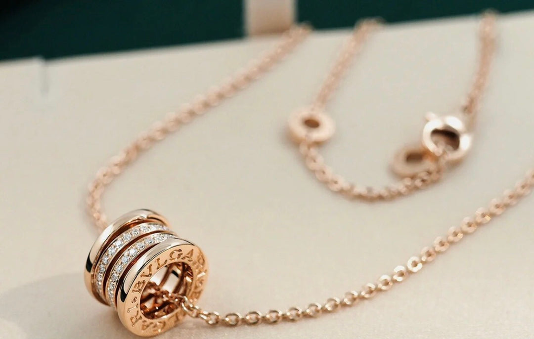 [TRENDS]ZERO 1 PINK GOLD DIAMOND NECKLACE