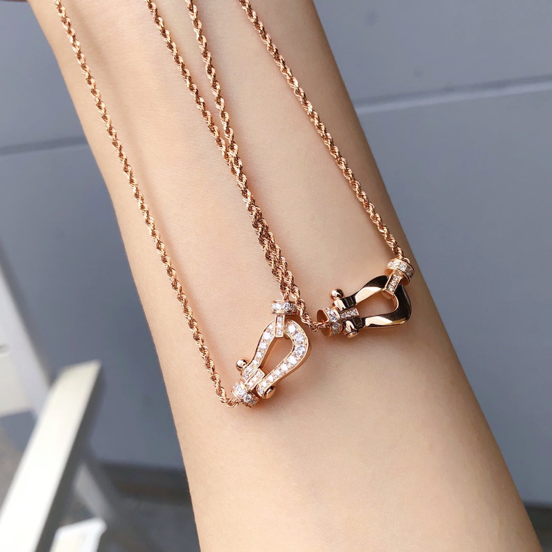 [TRENDS]FORCE 10 PINK GOLD DIAMOND NECKLACE