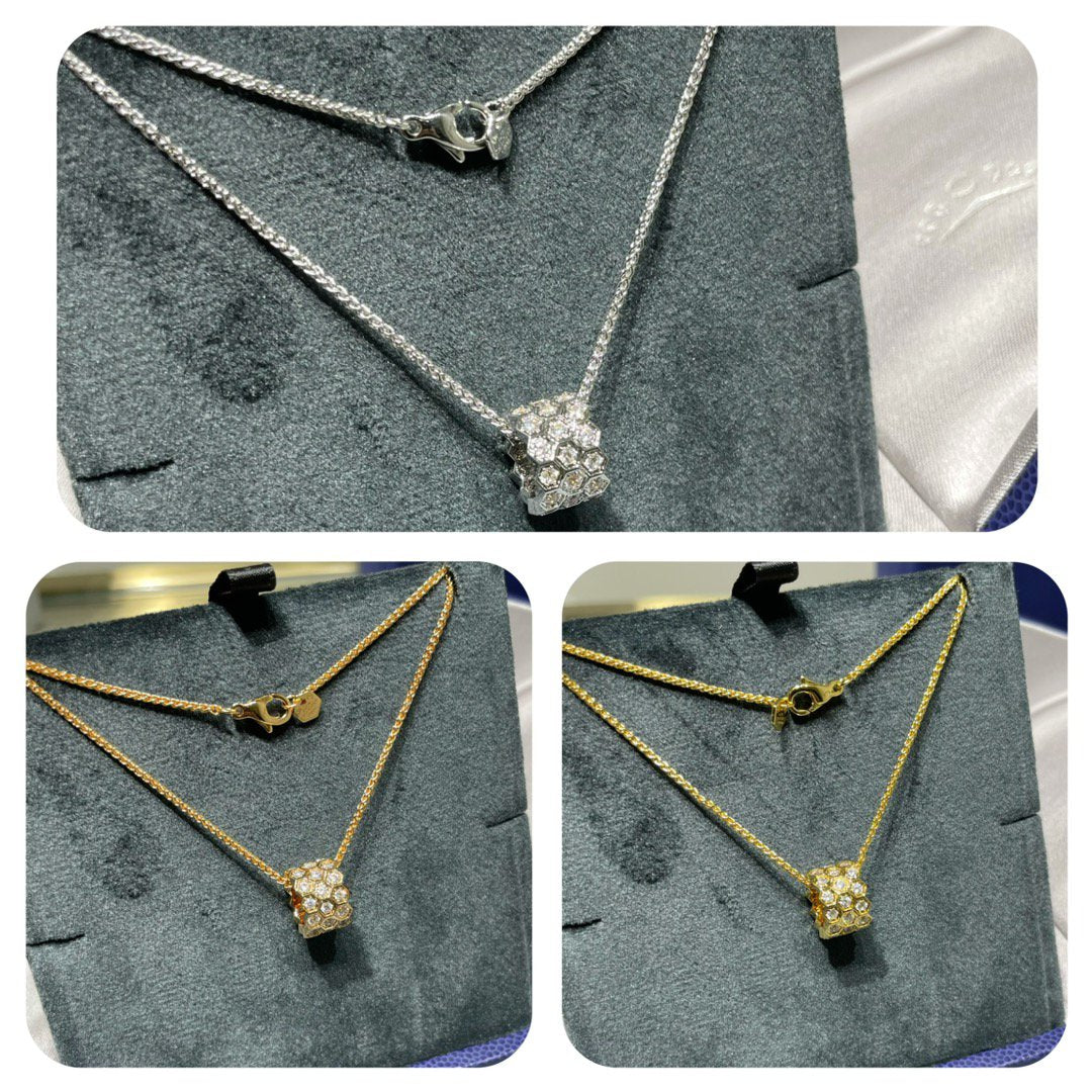 [TENDANCES] COLLIER 3 RANGS PAVÉ DE DIAMANTS BEE LOVE 