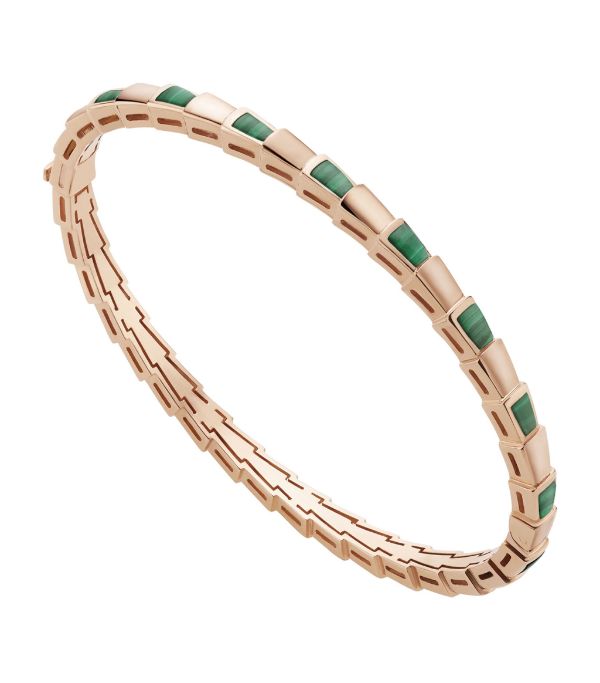 [TENDENCIAS] PULSERA SERPENTI ORO ROSA MALAQUITA 