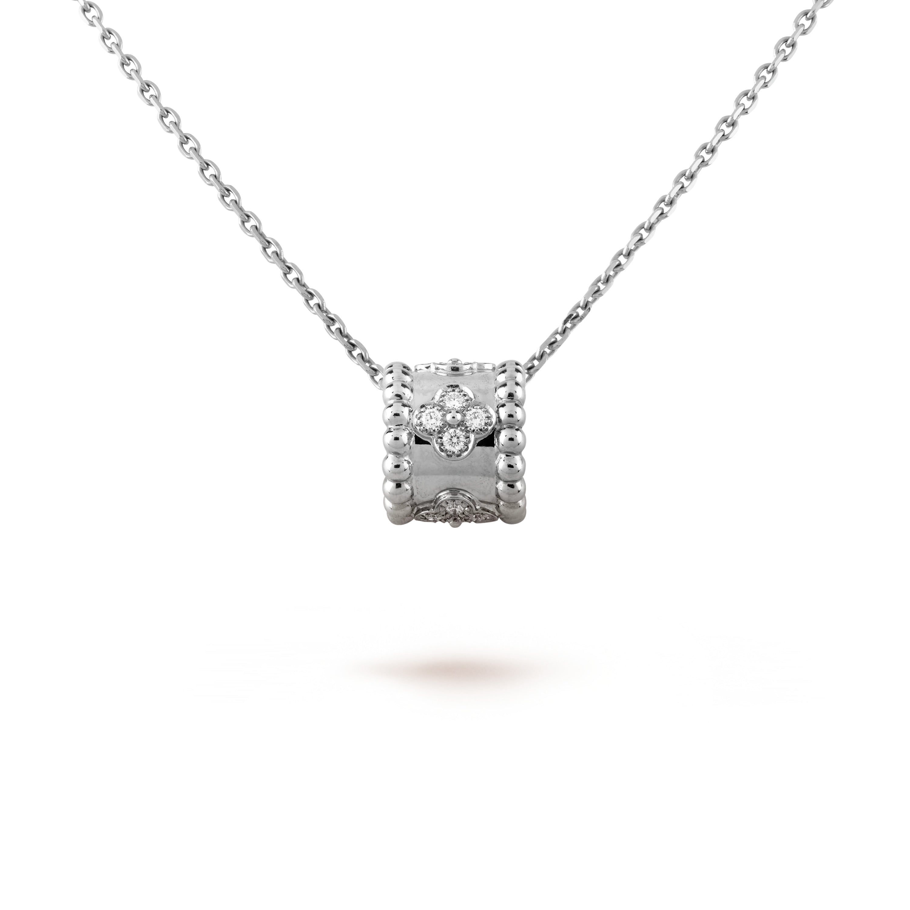 [TRENDS]PERLEE PEDANT SIVLER DIAMOND NECKLACE