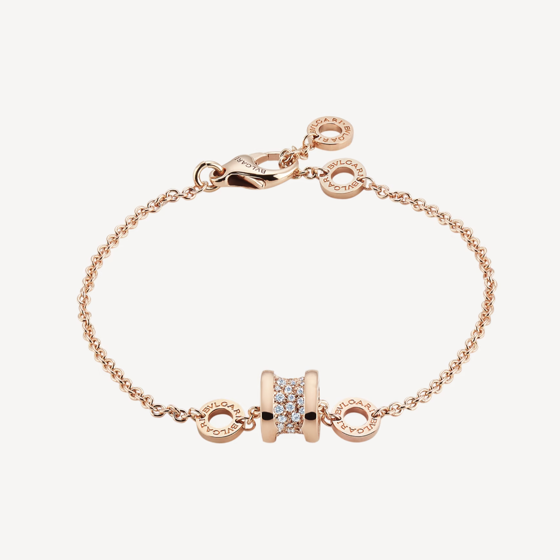 [TENDENCIAS] ORO ROSA SUAVE ZERO 1 CON DIAMANTES PAVÉ EN LA PULSERA ESPIRAL