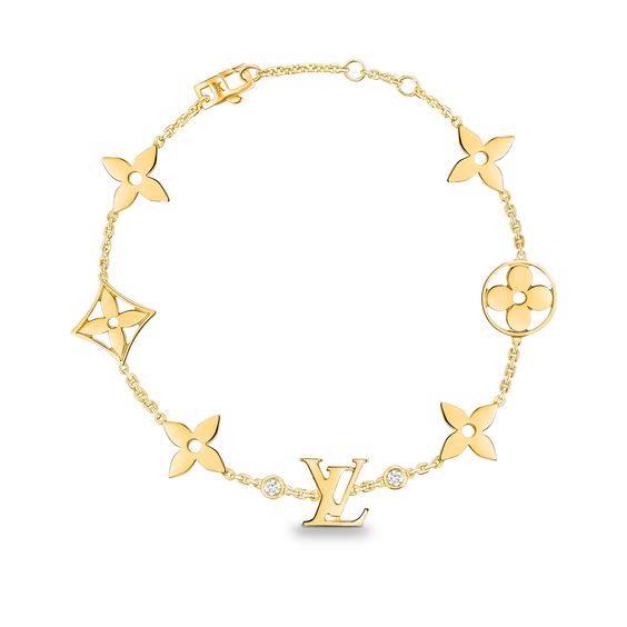 [TENDENCIAS] PULSERA ORO 7 MOTIVOS ESTRELLA Y SOL