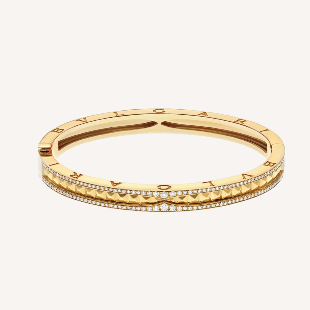 [TENDENCIAS] PULSERA DE ORO CON DIAMANTES PAVEDADOS Y ESPIRAL CERO 1