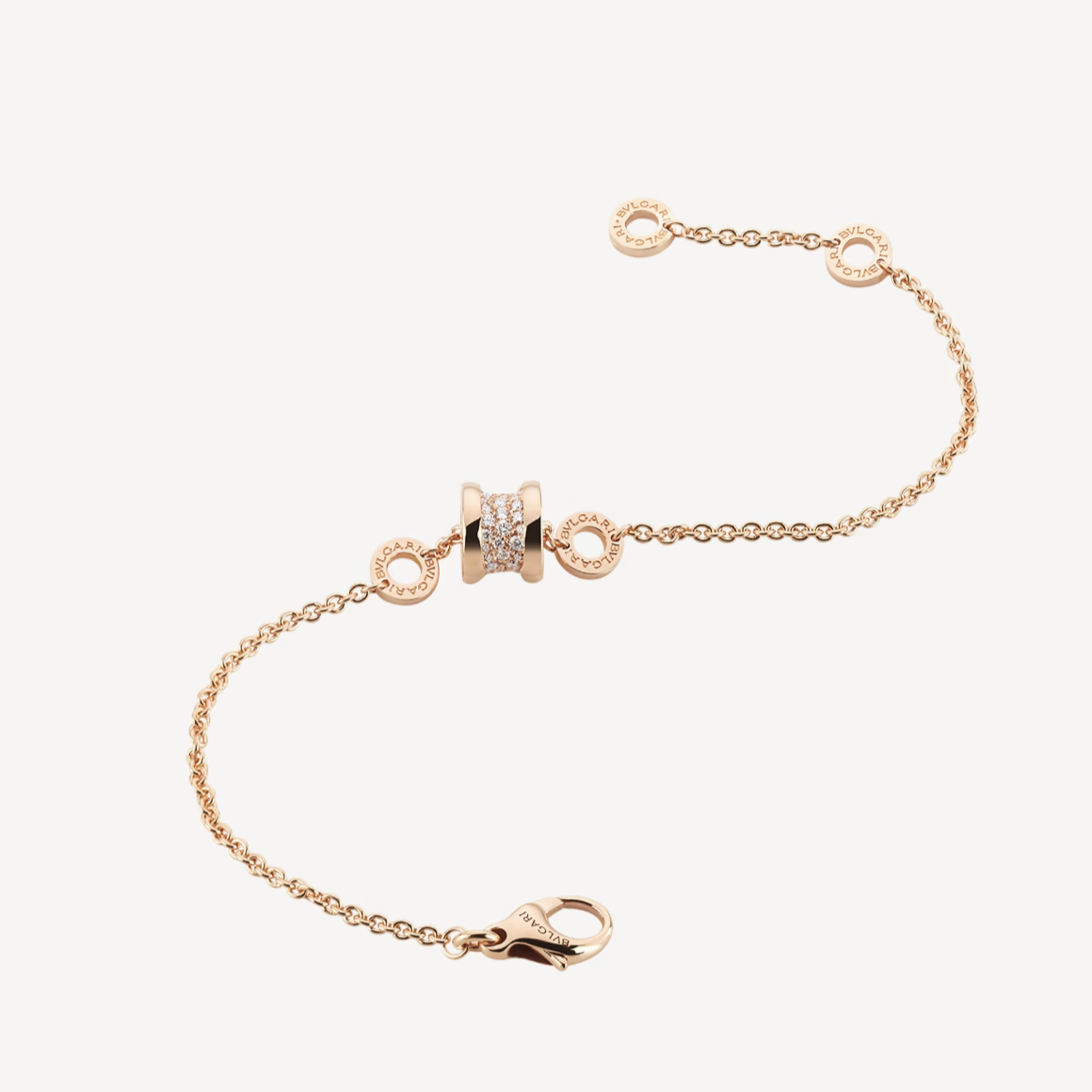 [TENDENCIAS] ORO ROSA SUAVE ZERO 1 CON DIAMANTES PAVÉ EN LA PULSERA ESPIRAL