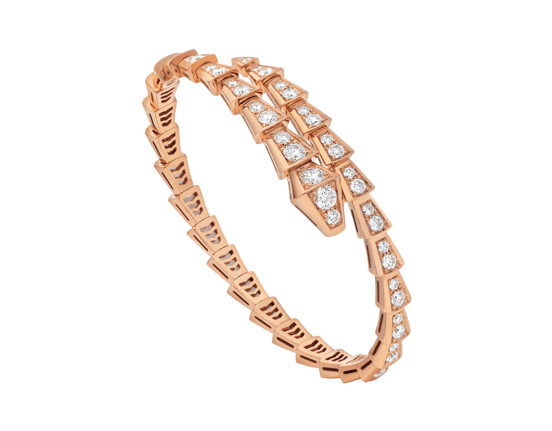 [TENDENCIAS] PULSERA SERPENTI ORO ROSA 6,8MM DIAMANTE 