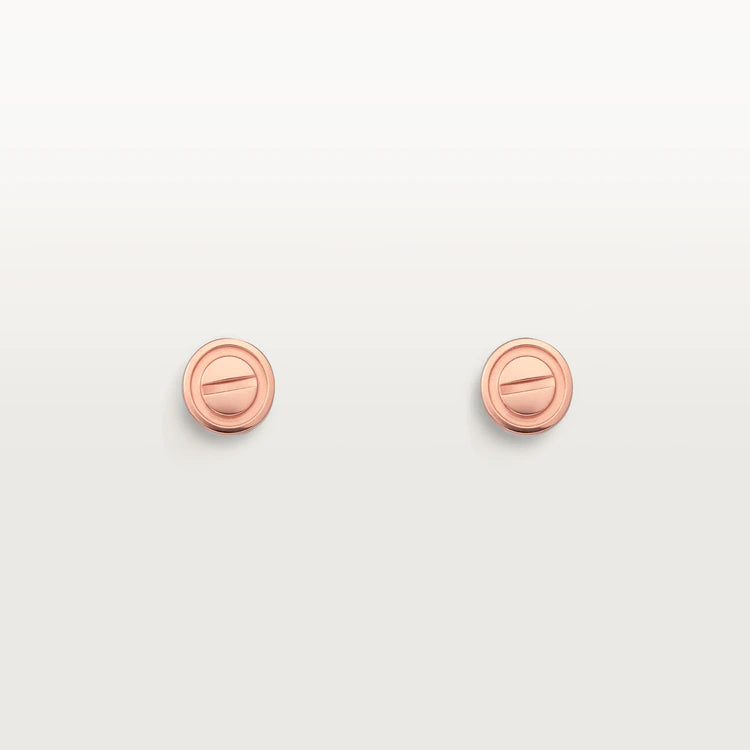 [TENDENCIAS]PENDIENTES LOVE ORO ROSA 10MM